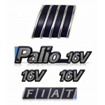 Kit Emblemas Palio 1.6 16V 96 a 99